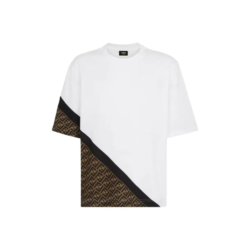 FENDI T-Shirts Men White - Cheap Rcj Jordan Outlet