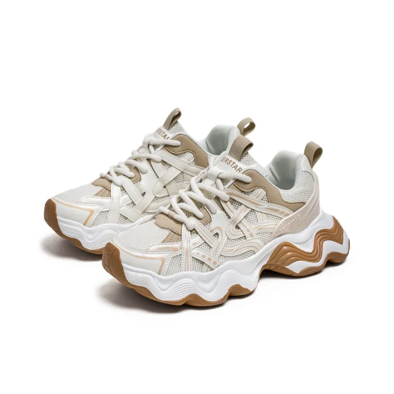 AMICNIEGD Breathable, Wear Resistant Coverage Low Top Chunky Sneakers Men's-2