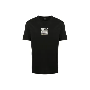 VERSACE T Shirts Men Black