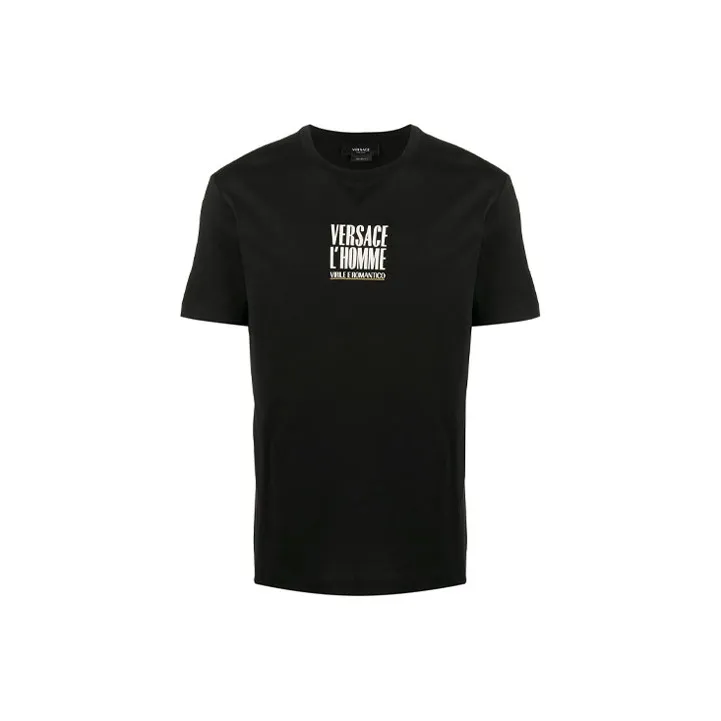VERSACE T Shirts Men Black-0
