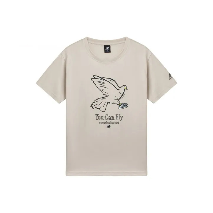 New Balance Naijel Tee T Shirt Unisex Beige-0