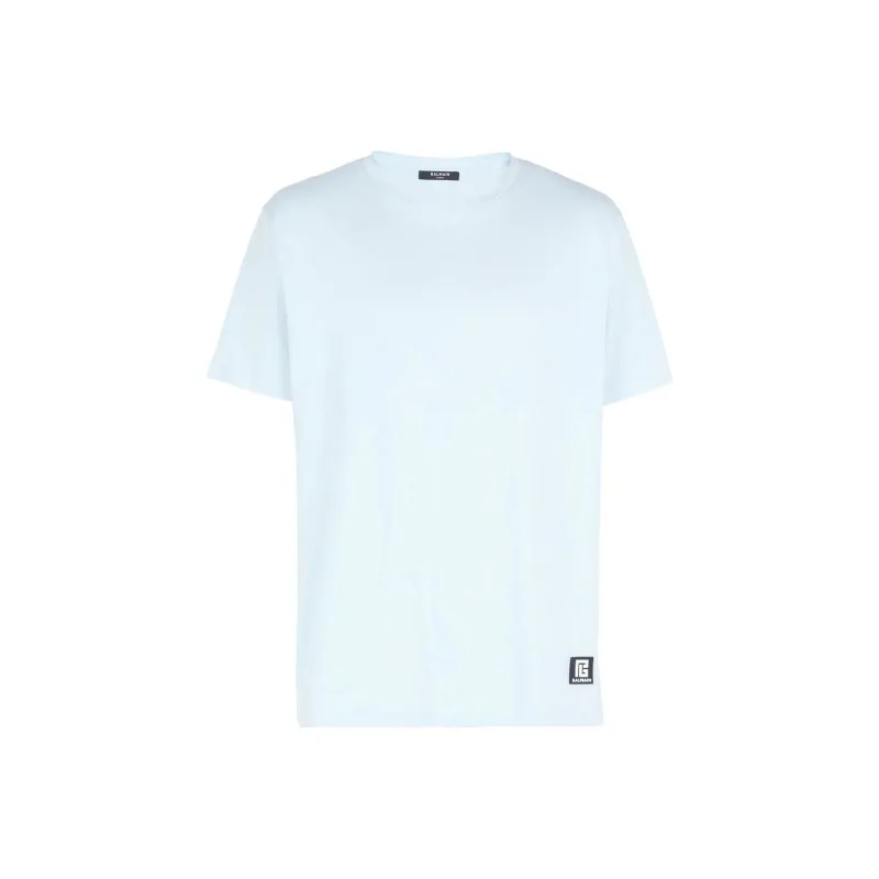 BALMAIN T-Shirts Men Blue-0