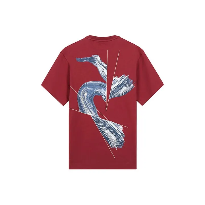 Zzegna T Shirts Men Brick Red-0