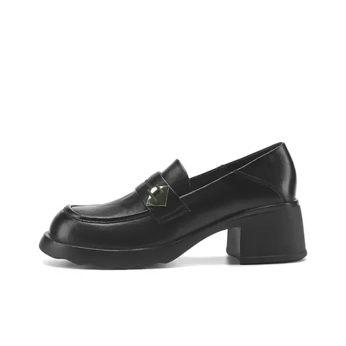 FIVE PLUS Loafers Women's Black, Brown