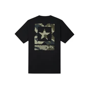 Converse CHEVRON CAMO FILL T Shirt Men's Black