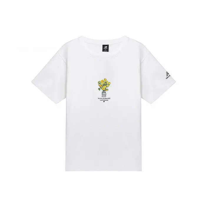 New Balance T Shirts Unisex White-0