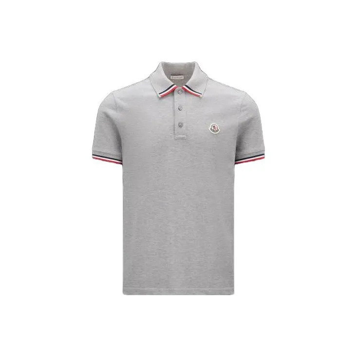 Moncler T Shirts Men Gray-0