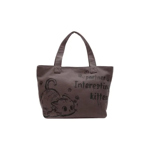 BALANG Canvas leopard amp Bag, Shopping Bag, Canvas Bag, Shoulder Bag Women's Multicolor