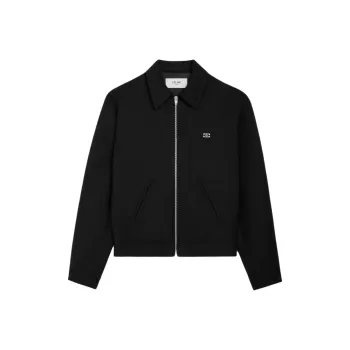 CELINE Blouson Triomphe Col Chemise