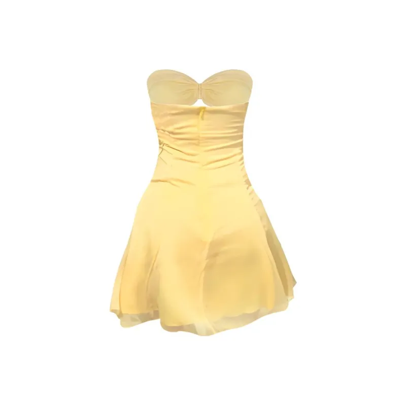 Aghr Sleeveless Dress Women's Yellow-1