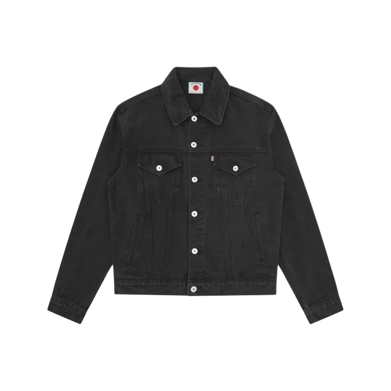 Ice Cream Logo Print Denim Jacket-1
