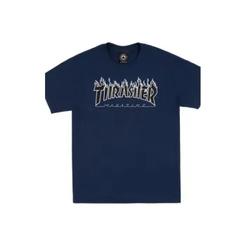 Thrasher SS23 T Shirt Unisex Blue