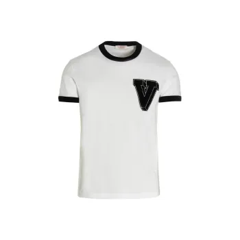Valentino Logo Ringer T Shirt