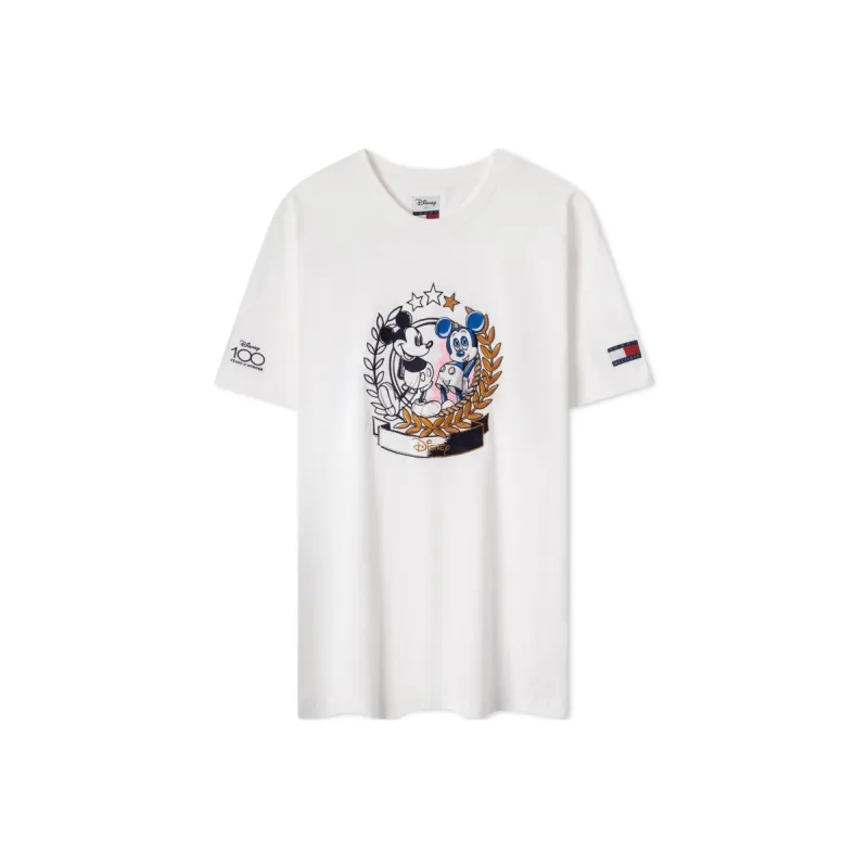 Disney X Tommy Hilfiger Tommy Hilfiger X DISNEY Co branded Series T Shirts Unisex White-0