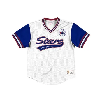 Mitchell Ness T Shirts Unisex White