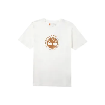 Timberland T Shirt Unisex Vintage White