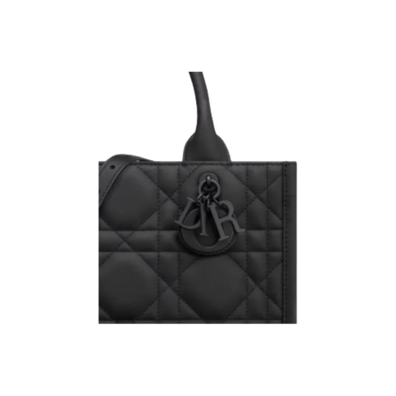 DIOR BookTote Calfskin Tote Bag, Shopping Bag, Shoulder Bag, Crossbody Bag, Handbag Trumpets Women's Black-5