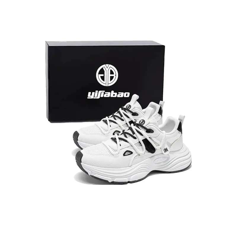 Yi Jiabao Anti Slip Wear Resistant Moisture Wicking Low Top Casual Shoes Men's-5