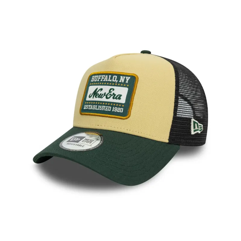New Era Cotton Baseball Caps Unisex Green/Yellow-0