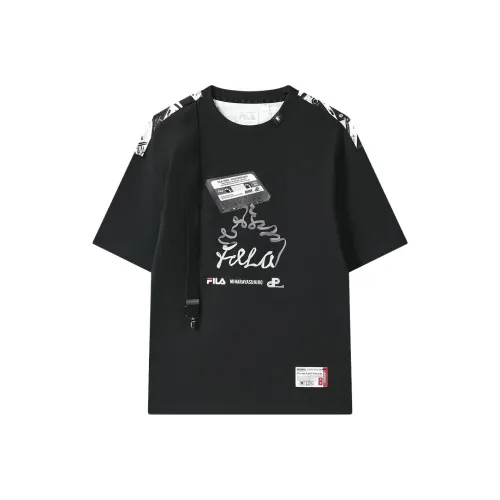 FILA MIHARA YASUHIRO Collaboration Collection T Shirt Men's Black