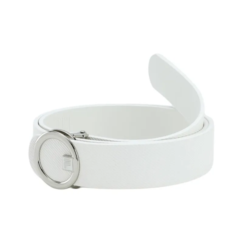 FILA Cow Leather Belts Women's White 2.9CM-1