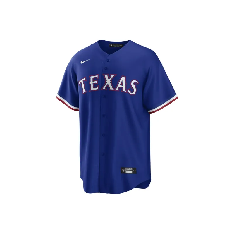 Nike Mlb Texas Rangers Jacob DeGrom Men's Replica Baseball Jersey-0