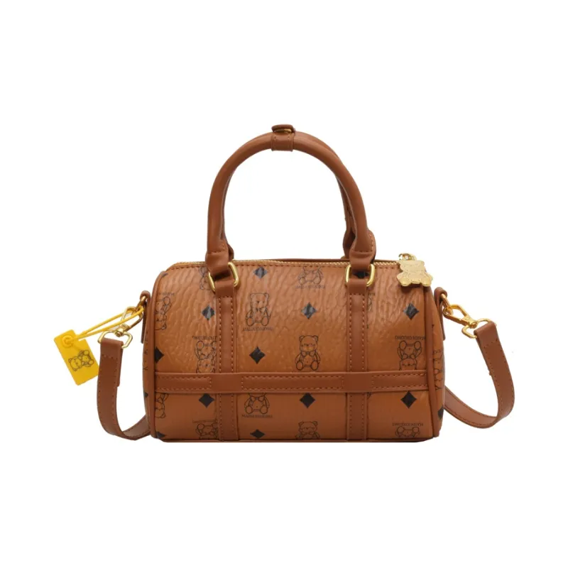 YZUE PU Boston Bag Handbags Women's Multicolor-12