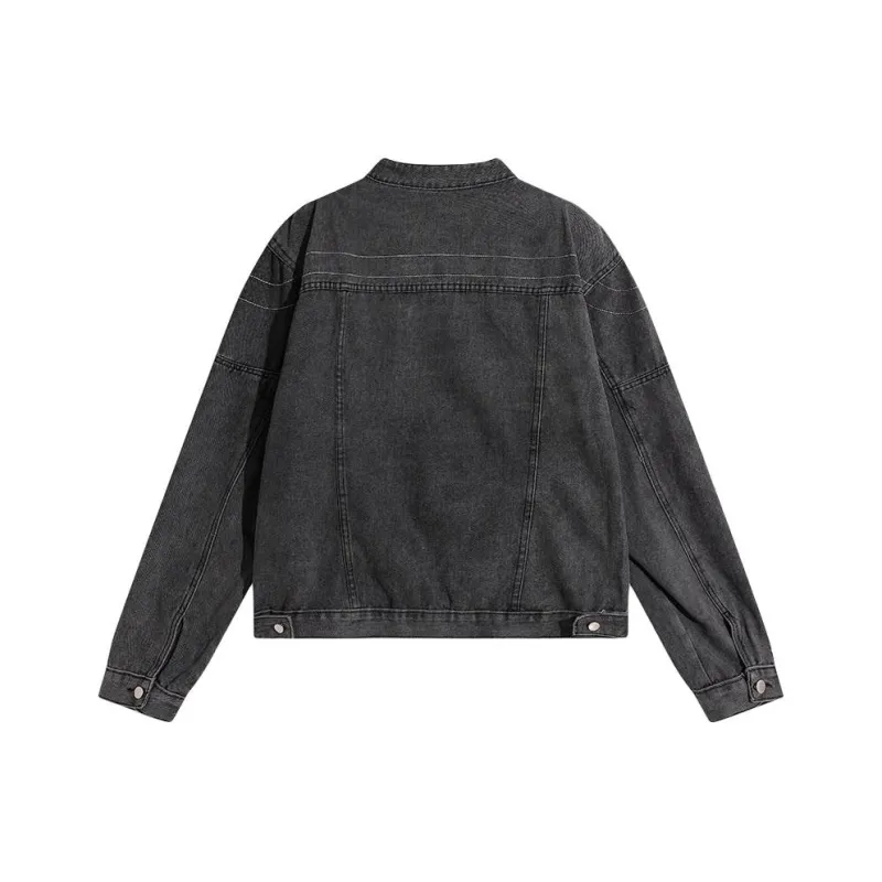 LESS BEARS Denim Jackets Unisex-1
