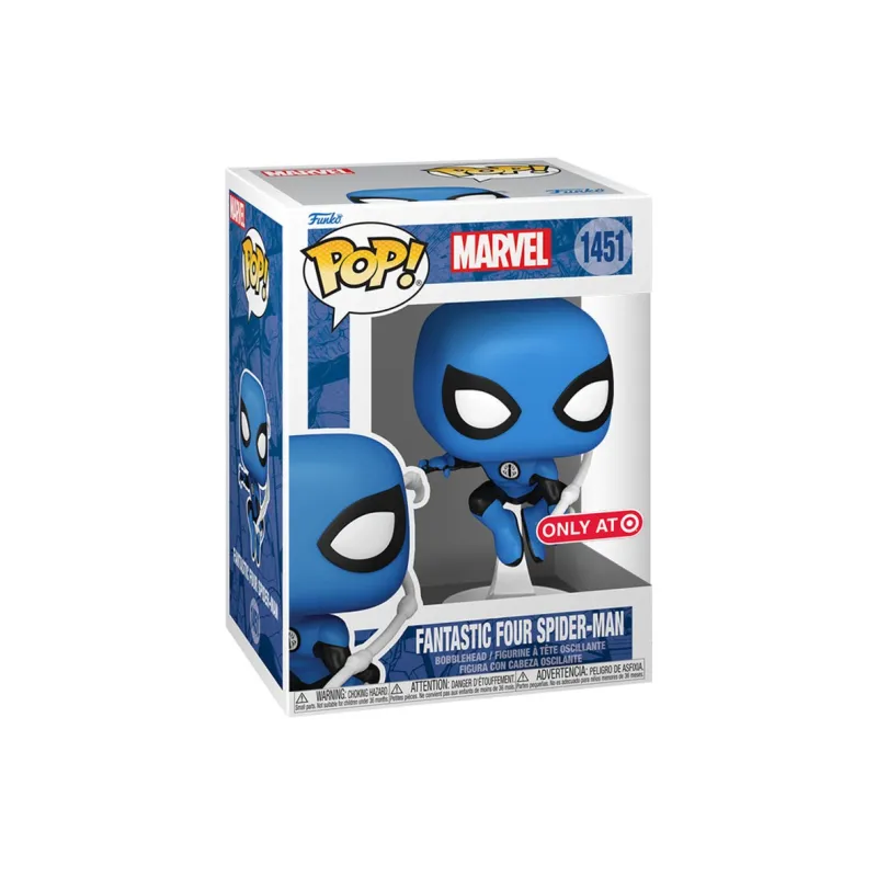 Funko Spider Man, Fantastic Four, Spider Man Chibi Figures-1