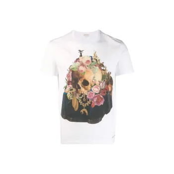 Alexander McQueen T-Shirts Men White