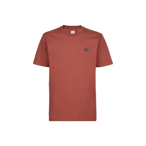 C.P.Company T-Shirts Men Brown Red