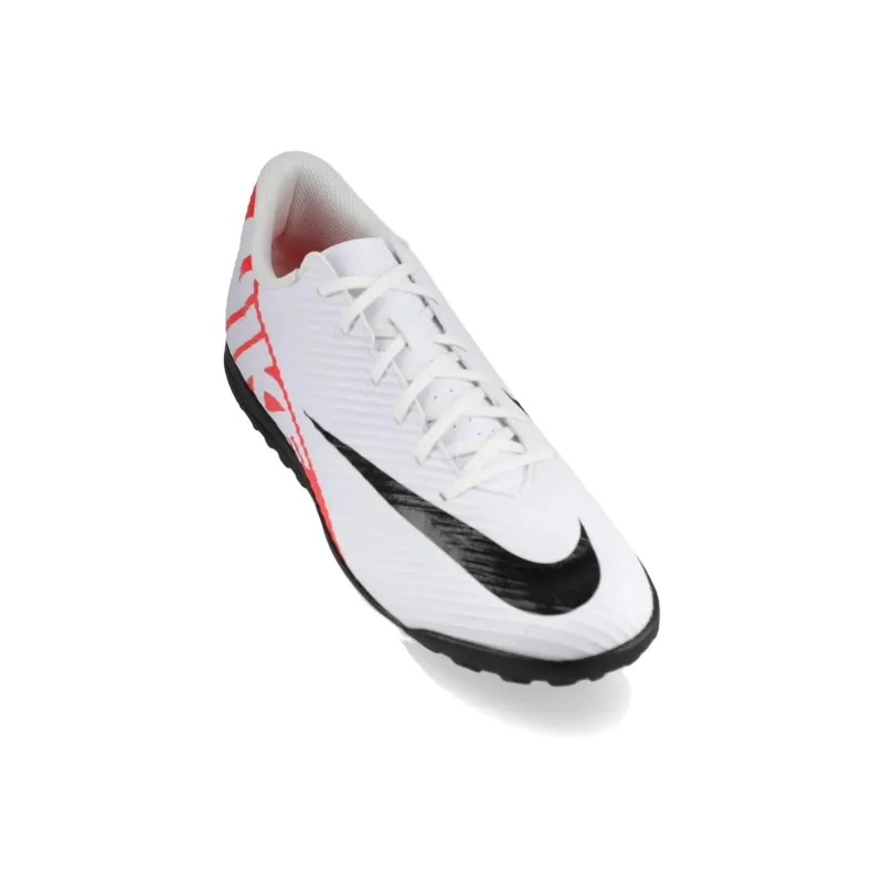 Nike Mercurial Vapor 15 Club TF Rubber Broken Studs Anti Slip Wear Resistant Soccer Shoes Unisex White-3