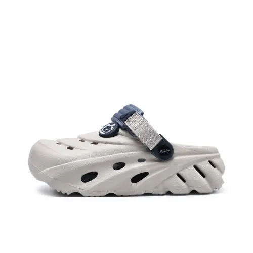 Mulinsen Clogs Women's Card Gray Blue