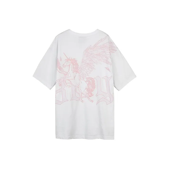 Boy London FW21 Straight T Shirt Unisex White-0