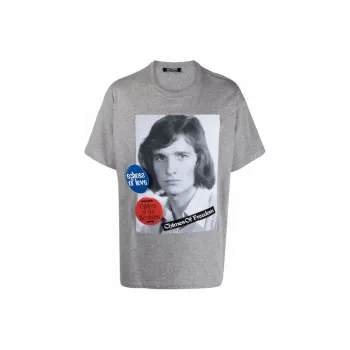 RAF SIMONS T-Shirts Men Gray