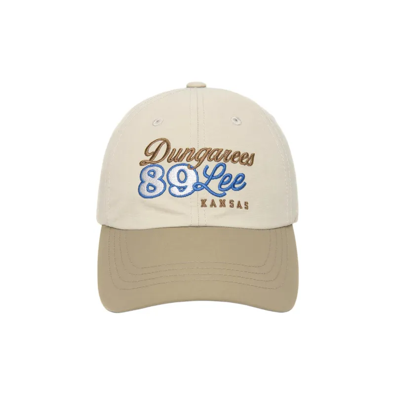 Lee Nylon Baseball Caps Unisex Beige-1