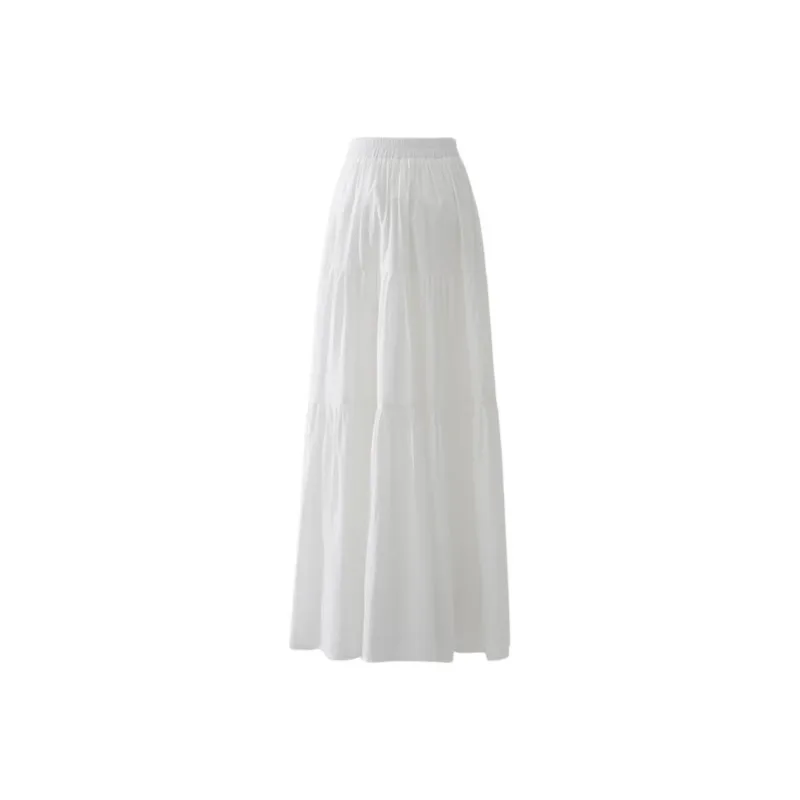 ZAZN Casual Long Skirts Women's Pink-8