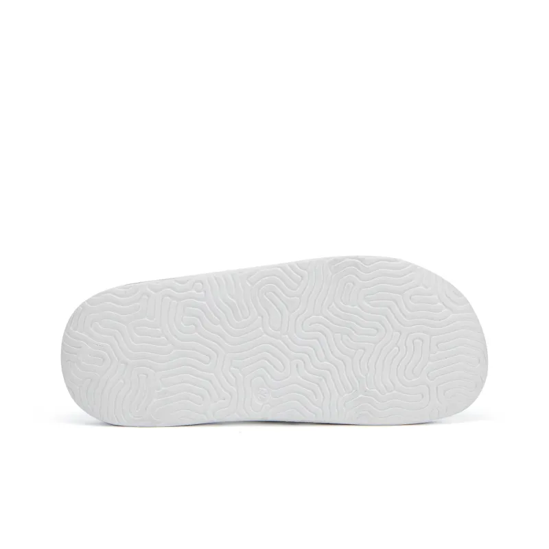 PEAK State Pole Guochuang Slippers EVA Totem Graffiti Slip Resistant Odor Resistant Slide Slippers Men's Ivory Black-7