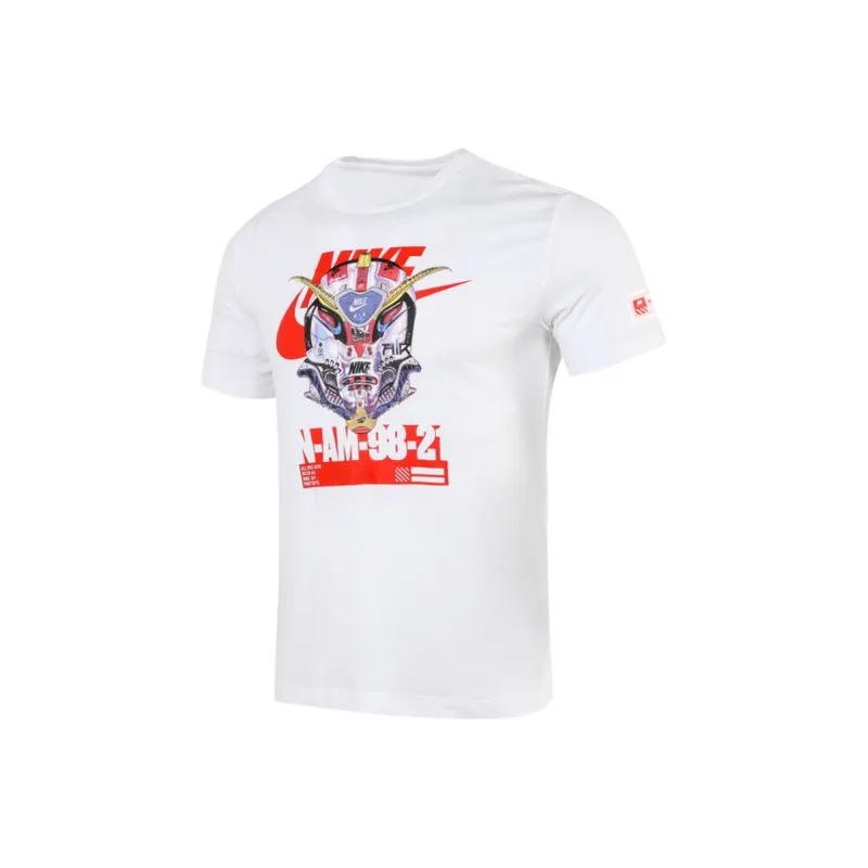 Nike T Shirts Men White-0