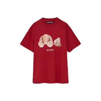 PALM ANGELS Teddy Bear Logo T shirt