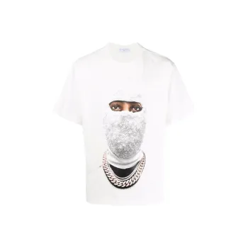IH NOM UH NIT Mask-Printed Crewneck T-Shirt
