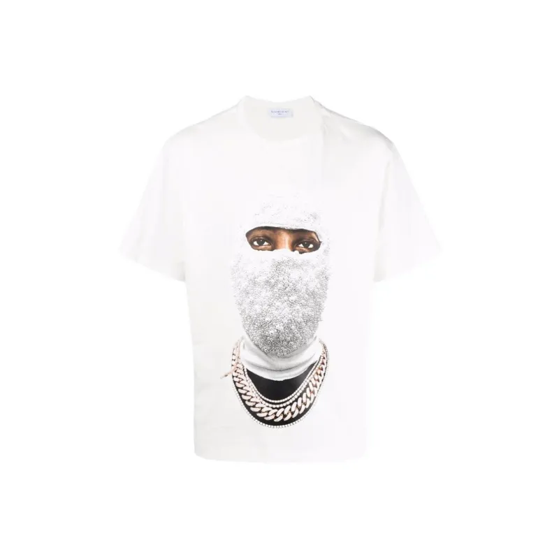 IH NOM UH NIT Mask Printed Crewneck T Shirt-0