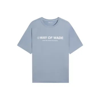 LINING T Shirts Men Soft Gray Blue