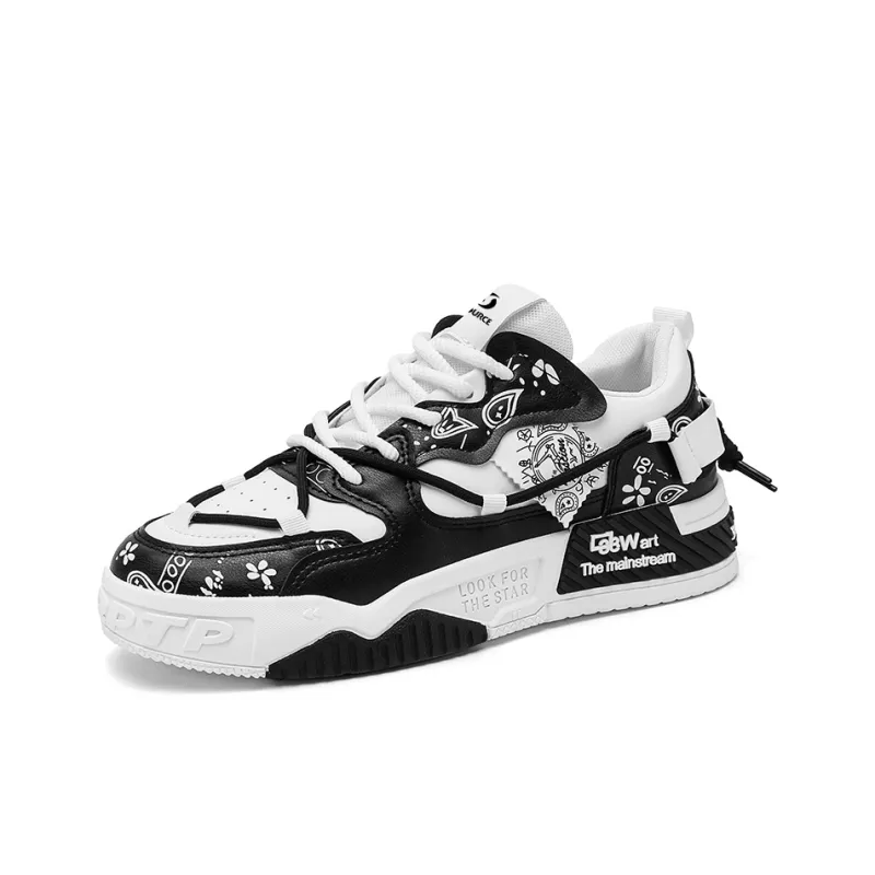SOURCE Non slip Lightweight Low Top Skateboard Shoes Men's-5