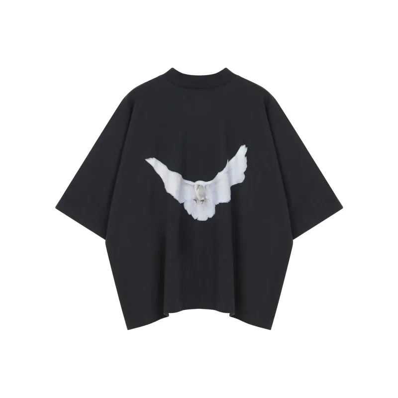 Balenciaga X YEEZY X Gap X Balenciaga T Shirts Unisex Dark Green-0
