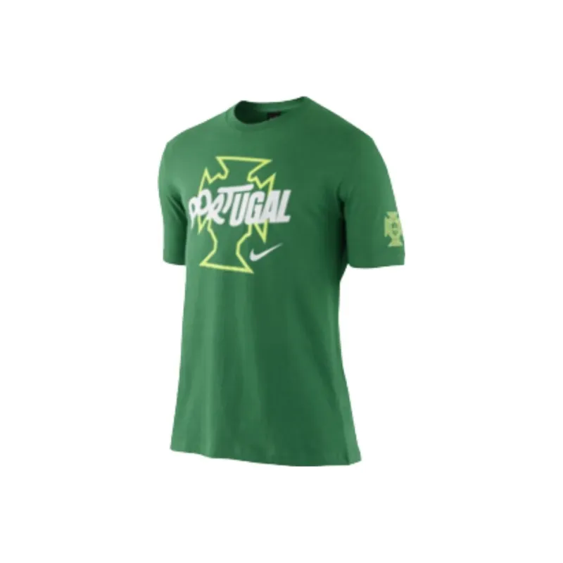 Nike T Shirts Men Green-0