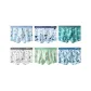 6 Pack[Ocean Blue+Blue Whale Blue+Fox Green+Maple Leaf Green+Seahorse White+Leaf Blue]