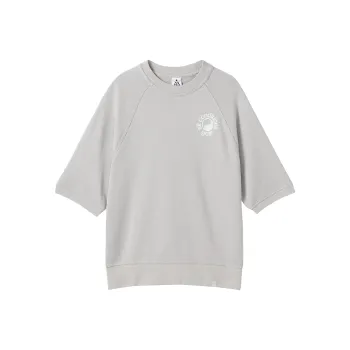 Nike T Shirts Unisex Light Gray