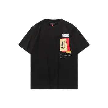 LiNing T Shirts Unisex Black