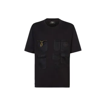 FENDI Commercial Over T Shirt With Mesh Pockets